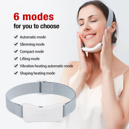 V-Face Lifting Device Double Chin Eliminator Anti-Cellulite Face Hot Compress Lifting Skin Shaping Tightening Vibration Massager